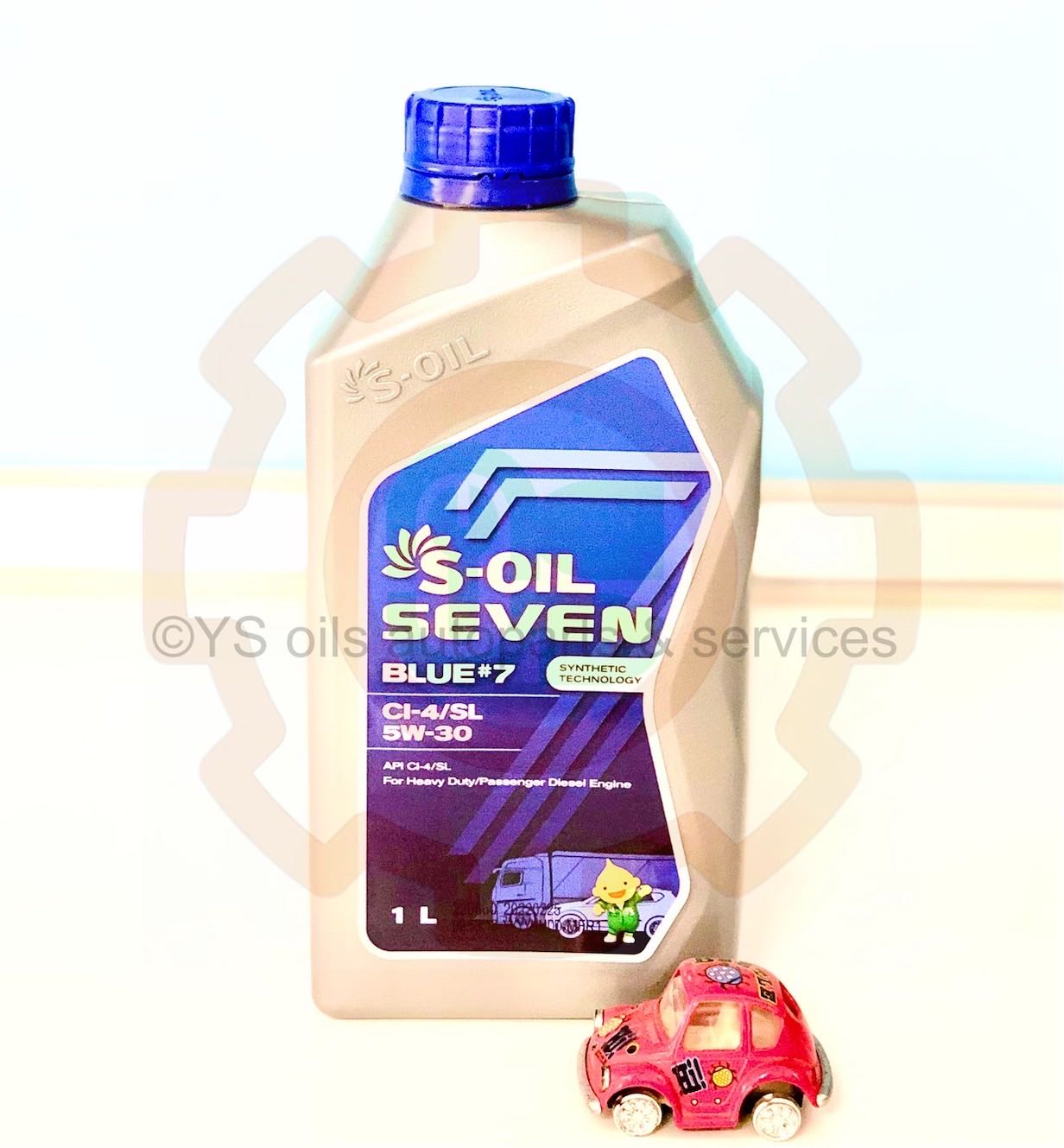น้ำมันเครื่อง S-OIL 7 BLUE #7 CI-4/SL 5W-30 