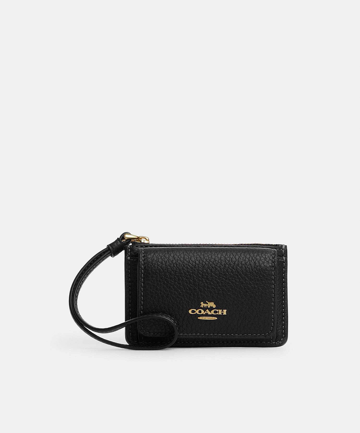 COACH WRISTLET CARD CASE CP434 IMBLK