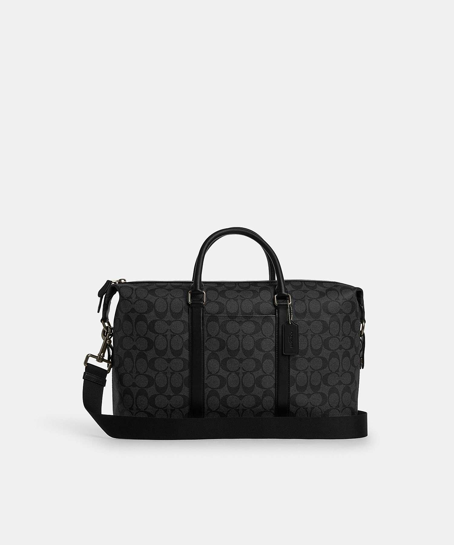 COACH ELLERY HOLD ALL IN SIGNATURE CANVAS CP048 QBMI5