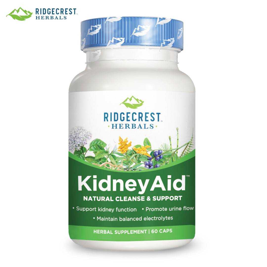 สมุนไพรบำรุงไต Ridgecrest Herbals Kidney Aid 60 Veg Capsules
