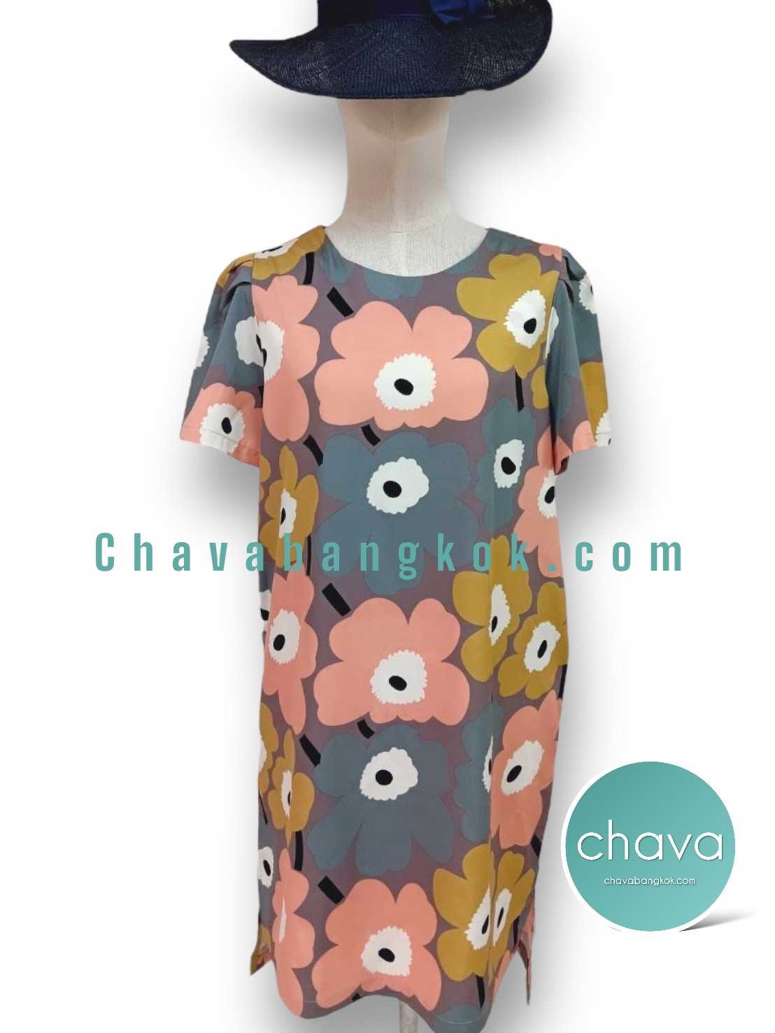Maxi Dress เดรสยาว  ลายดอกไม้  มาลิเมกโกะ
