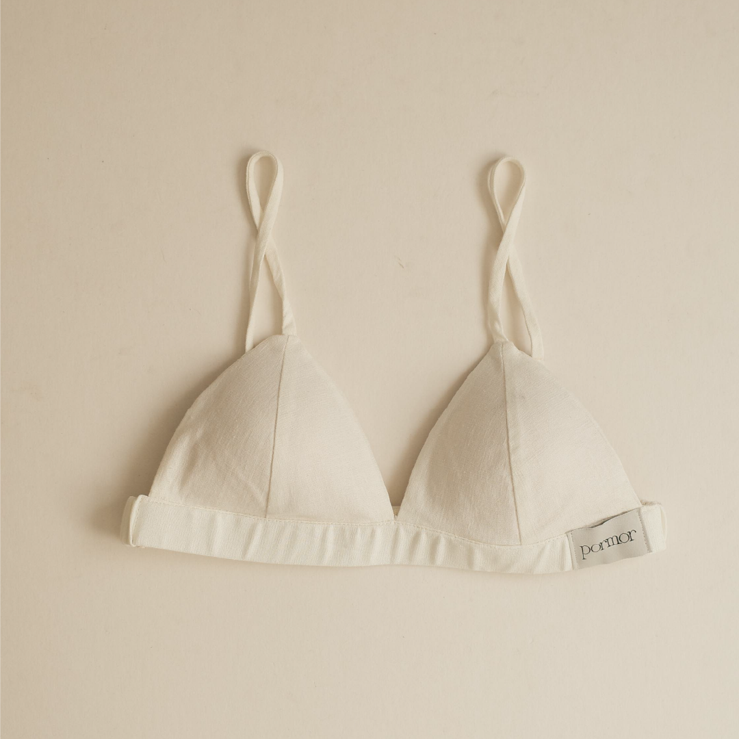 MAIE COTTON LINEN BRA