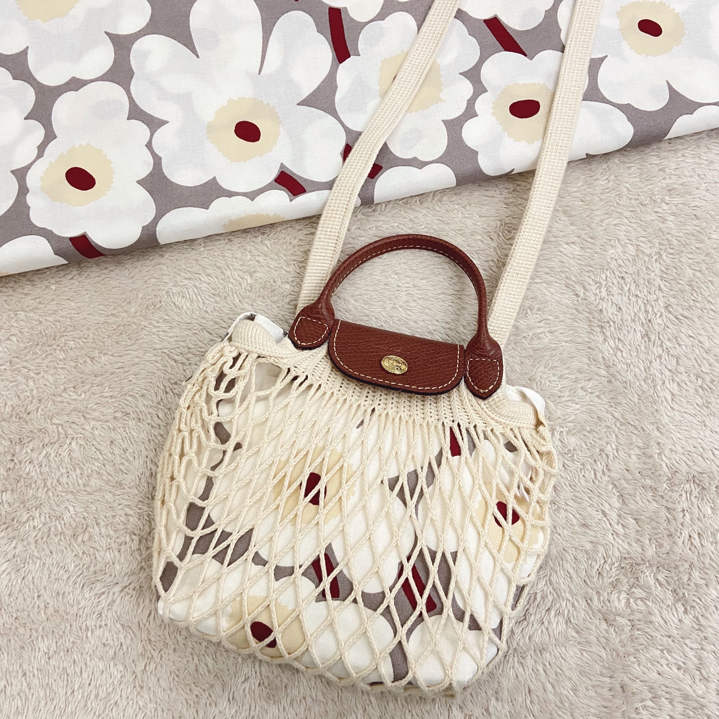 Bag in Bag กระเป๋าไส้ในไซส์ XS 🧺ผ้าMarimekko📌จัดส่งหลังจากกดสั่ง 7-10วัน