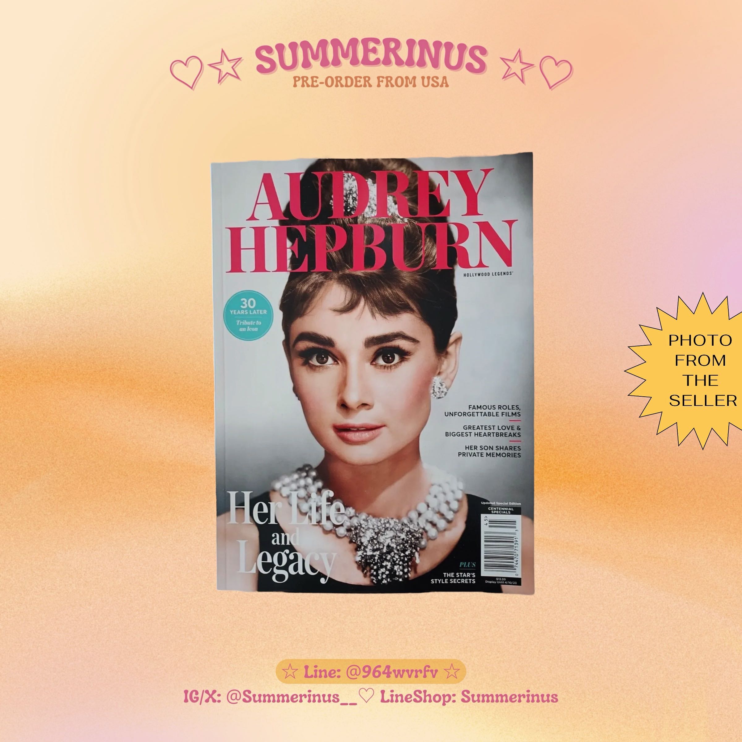 Centennial Specials Magazine 🌞 Her Life and Legacy 30 Years 🧡 Audrey Hepburn - 2023