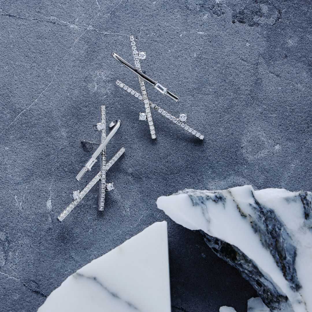 Luxuriate Cross Earring