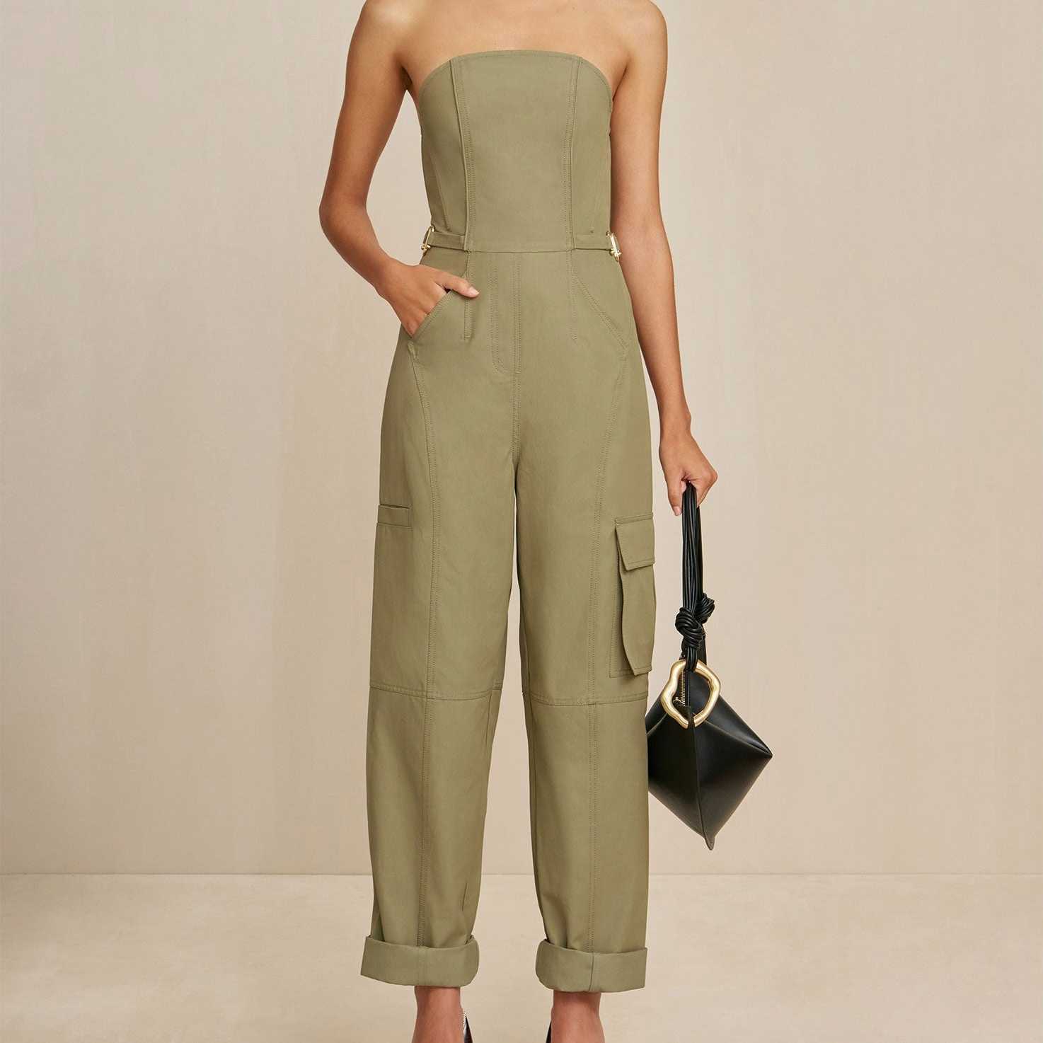 SALE Cult Gaia VIRGINIA JUMPSUIT - TEA