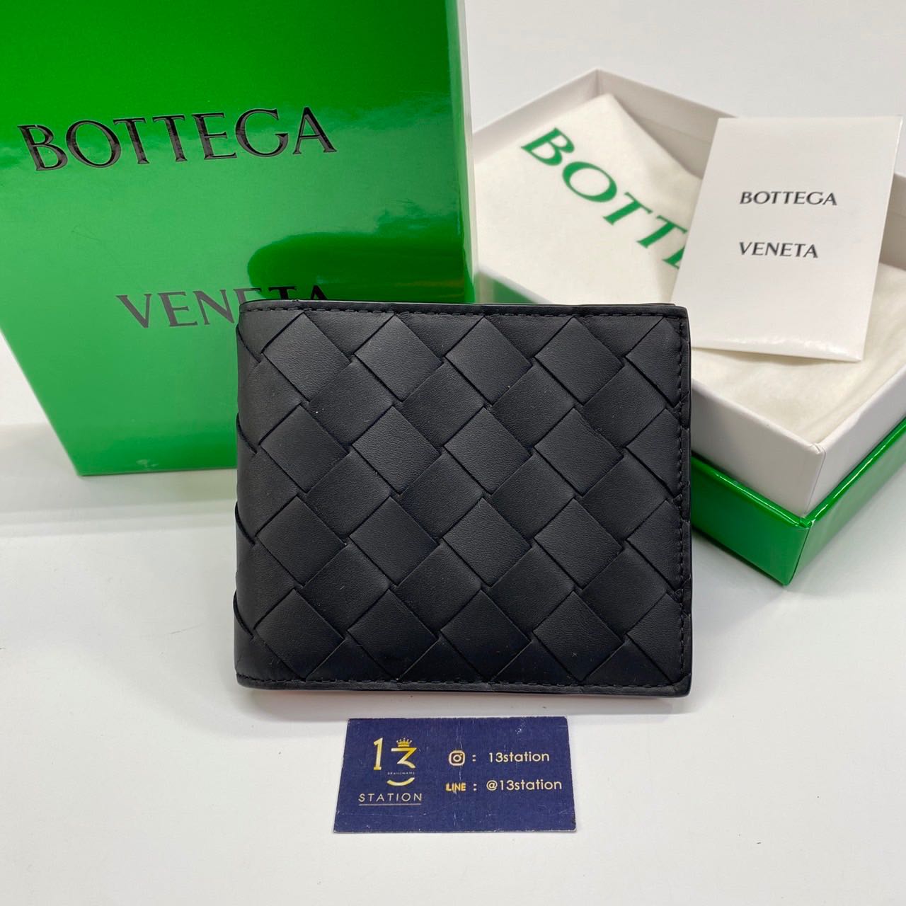 New  Bottega 8Cards Wallet แท้💯🚗พร้อมส่ง
