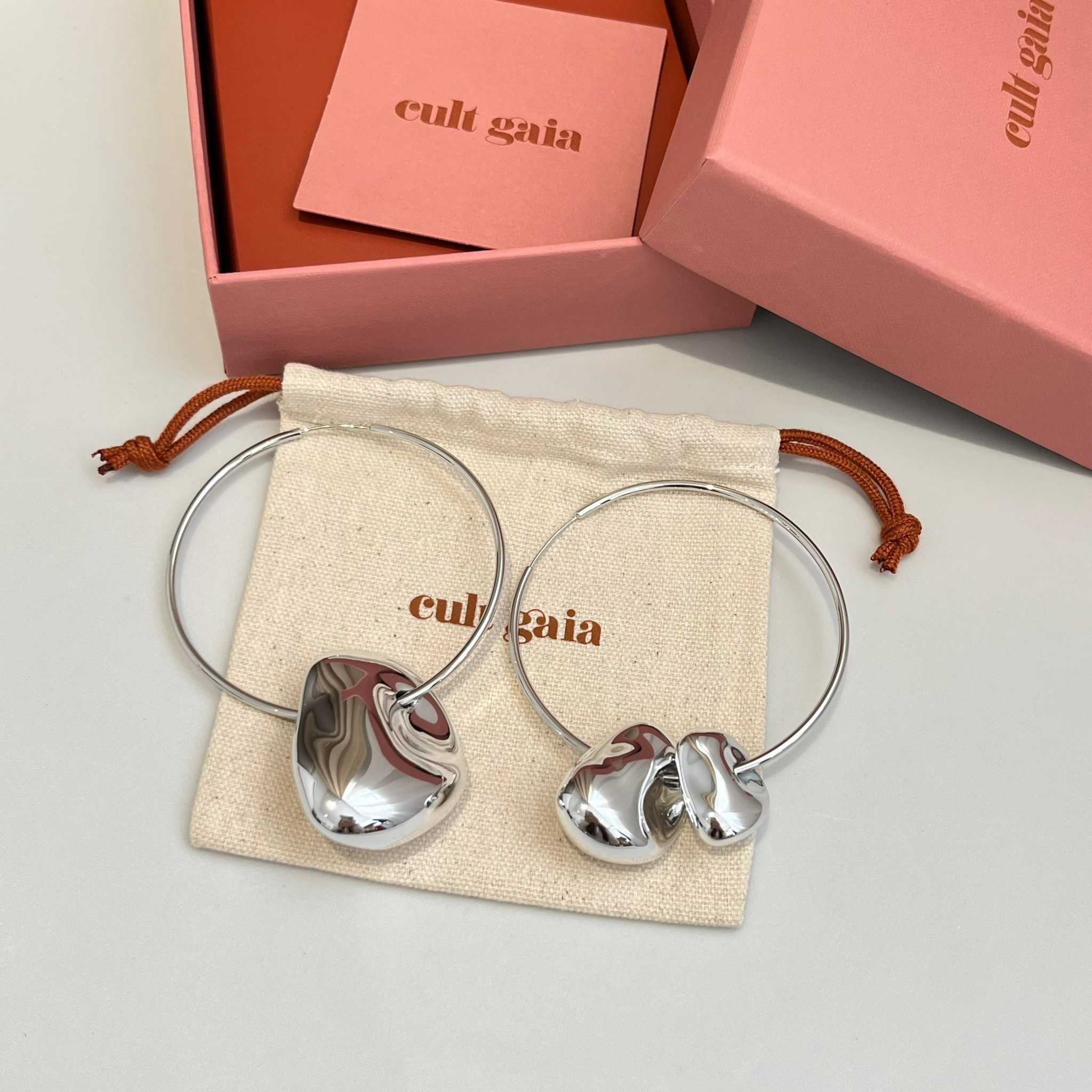 SALE Cult Gaia JUNO EARRING - SHINY SILVER