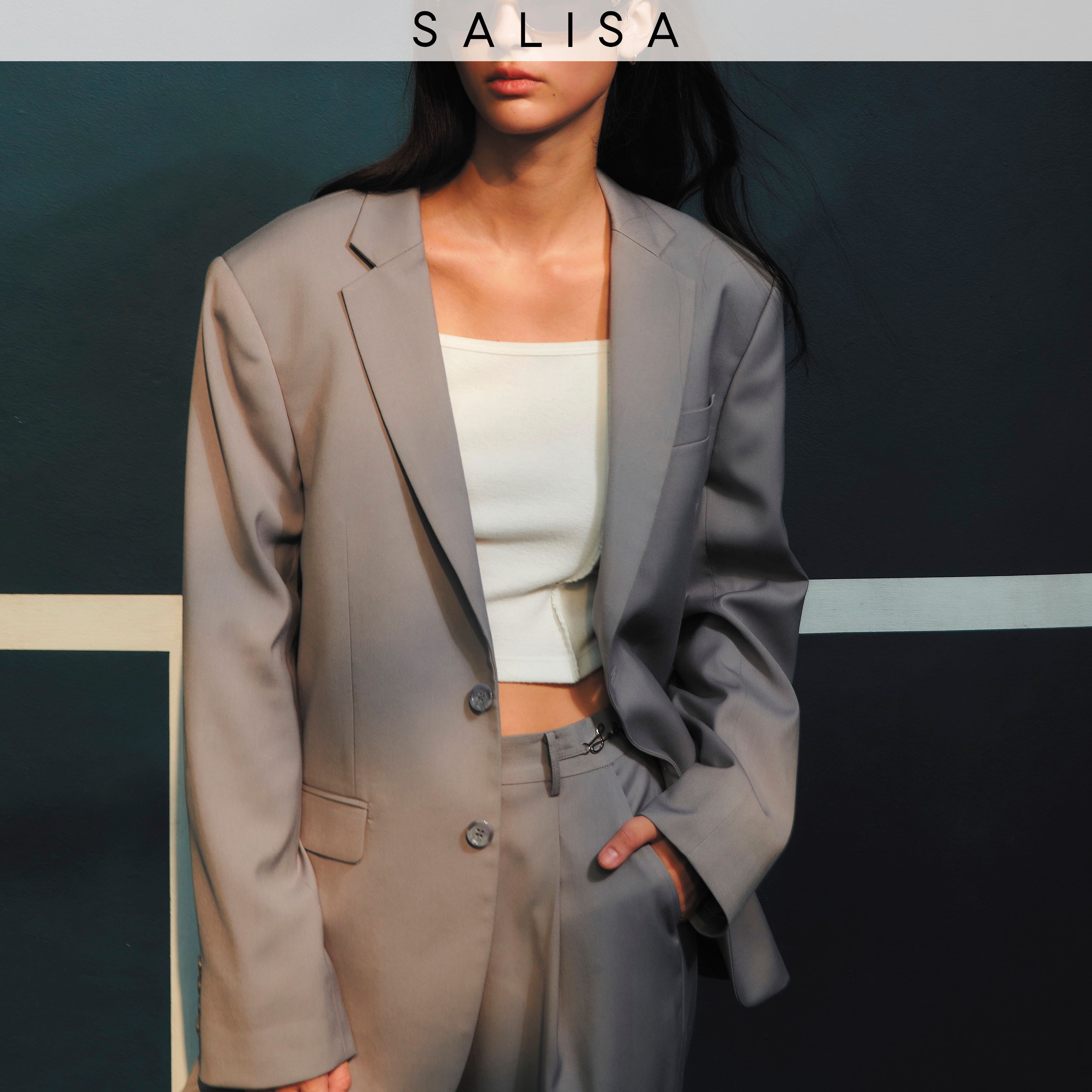 SALISA - Men's SUIT BLAZER Light Wool
